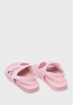 Klin Kids Heart Print Slydes -Shoes Shop 2 zoom desktop 323