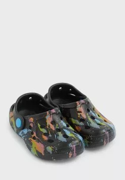 Mothercare Kids Printed Clogs Sandals -Shoes Shop 2 zoom desktop 334