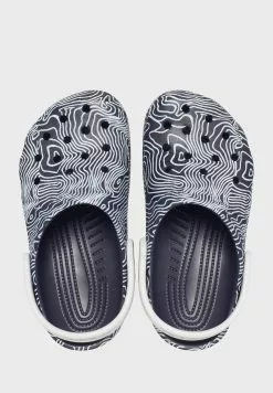 Crocs Kids Classic Topographic Clog Sandals -Shoes Shop 3 zoom desktop 227