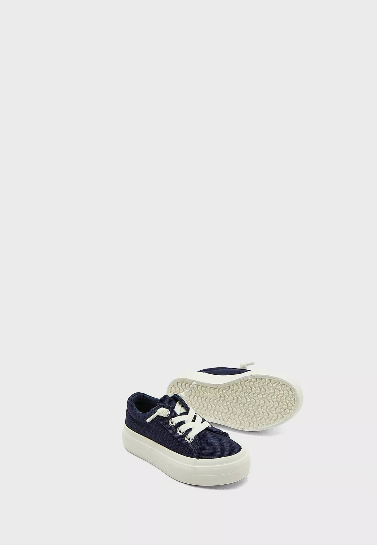 OVS Kids Low Top Lace Up Sneakers 5 OVS Kids Low Top Lace Up Sneakers - Image 3