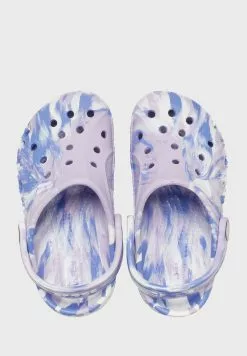 Crocs Kids Baya Marbled Clog Sandals -Shoes Shop 3 zoom desktop 295