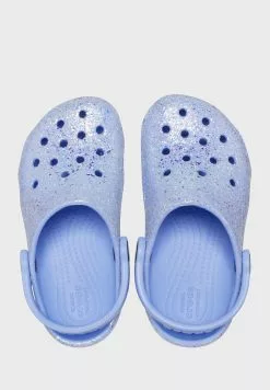 Crocs Kids Classic Glitter Clog Sandals -Shoes Shop 3 zoom desktop 299