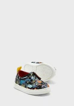 Toms Kids Glow In The Dark Galaxy Print Sneakers -Shoes Shop 3 zoom desktop 321