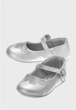 Klin Kids Glitter Flower Ballerinas -Shoes Shop 3 zoom desktop 386