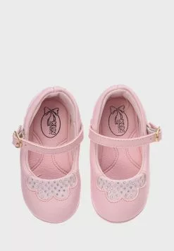 Klin Kids Glitter Flower Ballerinas -Shoes Shop 4 zoom desktop 356