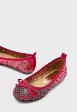 Pinata Punched Lace Front Ballerina -Shoes Shop 4 zoom desktop 363