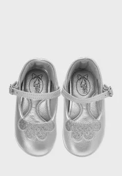 Klin Kids Glitter Flower Ballerinas -Shoes Shop 4 zoom desktop 382