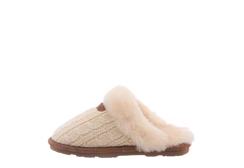 Bearpaw Womens Effie Slipper - Natural 6 Bearpaw Womens Effie Slipper - Natural - Image 4