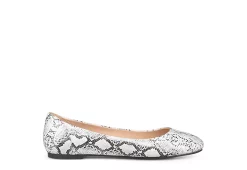 Journee Collection Womens Kavn Flat - Snake -Shoes Shop US 01 102020 01