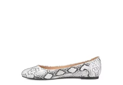 Journee Collection Womens Kavn Flat - Snake -Shoes Shop US 01 102020 03