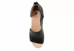 Journee Collection Womens Aretha Wedge Sandal - Black -Shoes Shop US 01 102152 05
