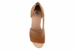 Journee Collection Womens Aretha Wedge Sandal - Cognac -Shoes Shop US 01 102153 05