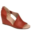 Journee Collection Womens Aretha Wedge Sandal - Rust -Shoes Shop US 01 102154 00