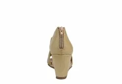 Journee Collection Womens Aretha Wedge Sandal - Taupe -Shoes Shop US 01 102155 04