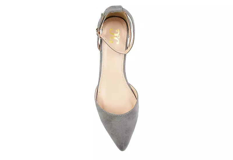 Journee Collection Womens Arkie Pump - Grey 8 Journee Collection Womens Arkie Pump - Grey - Image 6
