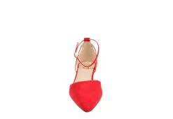 Journee Collection Womens Arkie Pump - Red -Shoes Shop US 01 102160 02