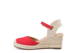 Journee Collection Womens Ashlyn Wedge Sandal - Red -Shoes Shop US 01 102164 03