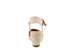 Journee Collection Womens Ashlyn Wedge Sandal - Red -Shoes Shop US 01 102164 04