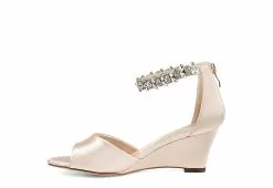 Journee Collection Womens Connor Wedge Sandal - Off White -Shoes Shop US 01 102217 03
