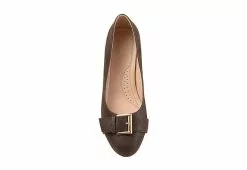 Journee Collection Womens Graysn Wedge Pump - Brown -Shoes Shop US 01 102243 05