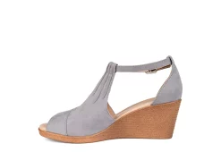 Journee Collection Womens Kedzie Wedge Sandal - Grey -Shoes Shop US 01 102267 03