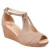 Journee Collection Womens Kedzie Wedge Sandal - Taupe -Shoes Shop US 01 102269 00