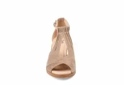 Journee Collection Womens Kedzie Wedge Sandal - Taupe -Shoes Shop US 01 102269 02