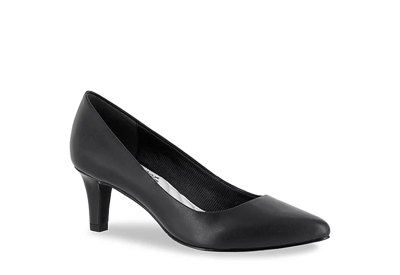 Easy Street Womens Pointe - Black 3 Easy Street Womens Pointe - Black