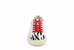 Journee Collection Womens Erica Sneaker - Zebra -Shoes Shop US 01 103115 02