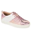 Journee Collection Womens Raaye Sneaker - Pink -Shoes Shop US 01 103191 00