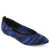 Journee Collection Womens Karise Flat - Blue -Shoes Shop US 01 103245 00