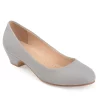 Journee Collection Womens Saar Pump - Grey -Shoes Shop US 01 103355 00