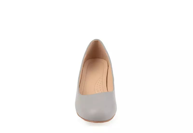 Journee Collection Womens Saar Pump - Grey 5 Journee Collection Womens Saar Pump - Grey - Image 3