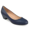 Journee Collection Womens Saar Pump - Navy -Shoes Shop US 01 103356 00