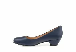 Journee Collection Womens Saar Pump - Navy -Shoes Shop US 01 103356 03