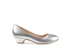 Journee Collection Womens Saar Pump - Silver -Shoes Shop US 01 103359 01