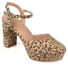 Journee Collection Womens Roslynn Platform Pump - Leopard -Shoes Shop US 01 103526 00
