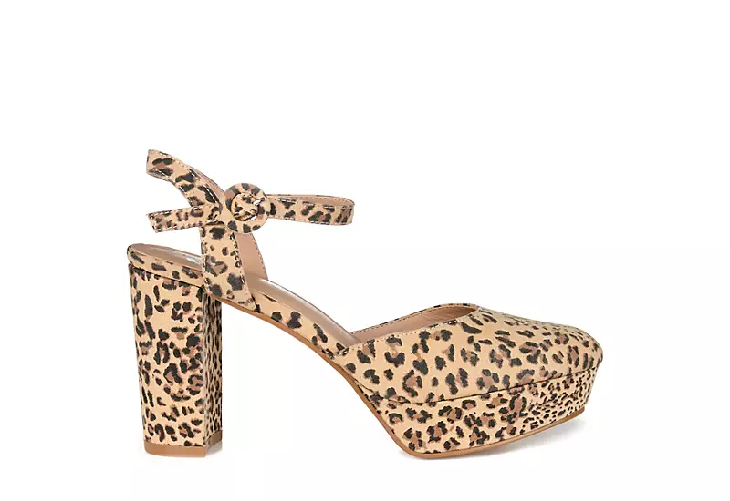 Journee Collection Womens Roslynn Platform Pump - Leopard 4 Journee Collection Womens Roslynn Platform Pump - Leopard - Image 2