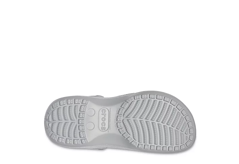 Crocs Womens Classic Platform Clog - Silver 7 Crocs Womens Classic Platform Clog - Silver - Image 5