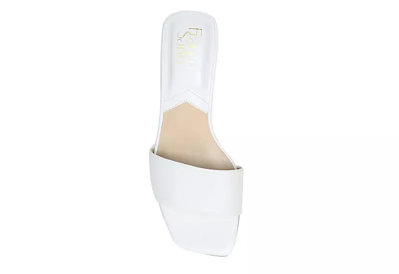 Franco Sarto Womens L-cruella Sandal - White 8 Franco Sarto Womens L-cruella Sandal - White - Image 6