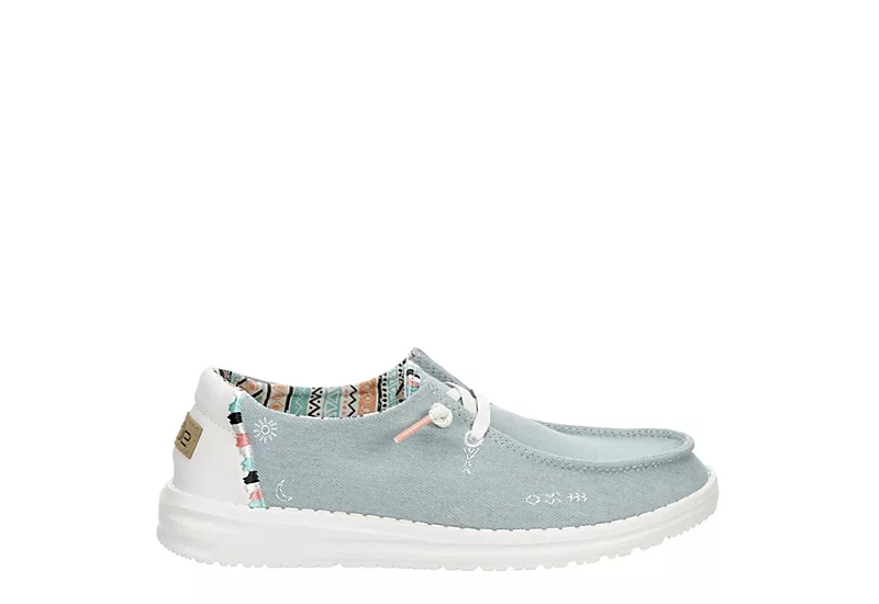 Heydude Womens Wendy Slip On Sneaker - Pale Blue 4 Heydude Womens Wendy Slip On Sneaker - Pale Blue - Image 2