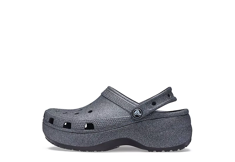 Crocs Womens Classic Platform Clog - Black 5 Crocs Womens Classic Platform Clog - Black - Image 3