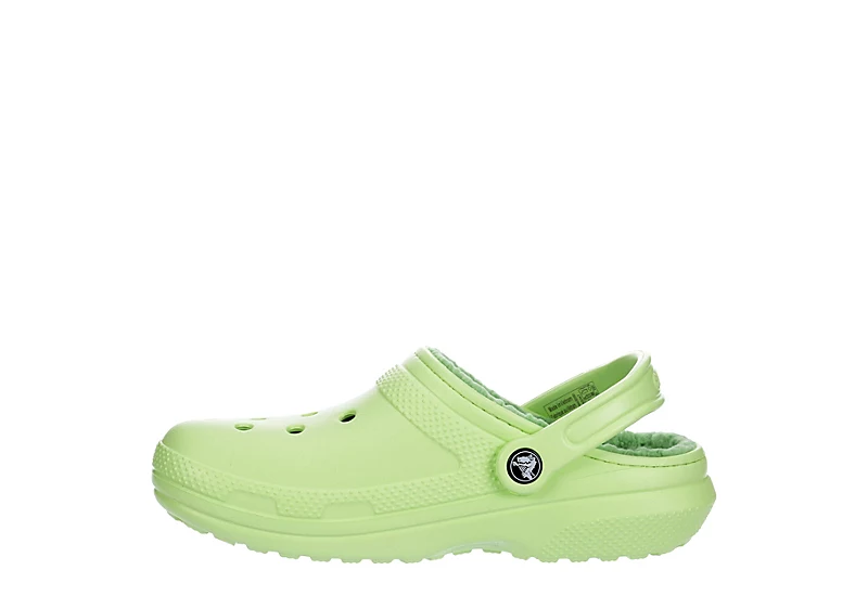 Crocs Womens Classic Lined Clog - Pale Green 6 Crocs Womens Classic Lined Clog - Pale Green - Image 4