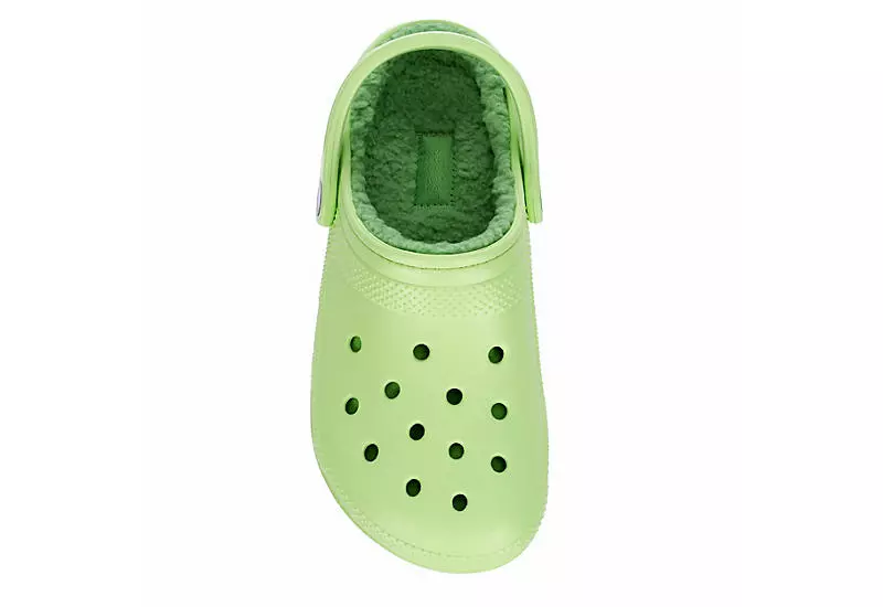 Crocs Womens Classic Lined Clog - Pale Green 8 Crocs Womens Classic Lined Clog - Pale Green - Image 6