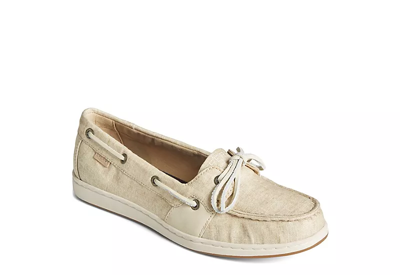 Sperry Womens Coastfish 1-eye Boat Shoe - Tan 3 Sperry Womens Coastfish 1-eye Boat Shoe - Tan