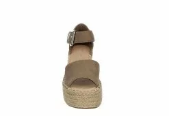 Michael By Michael Shannon Womens Giulia Wedge Sandal - Taupe -Shoes Shop US 01 105204 02