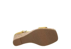 Xappeal Womens Amora Wedge Sandal - Yellow -Shoes Shop US 01 105215 06
