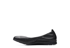 Clarks Womens Jeanette Ease Flat - Black -Shoes Shop US 01 105283 03
