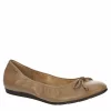 Mootsies Tootsies Womens Cameo Flat - Camel -Shoes Shop US 01 105356 00