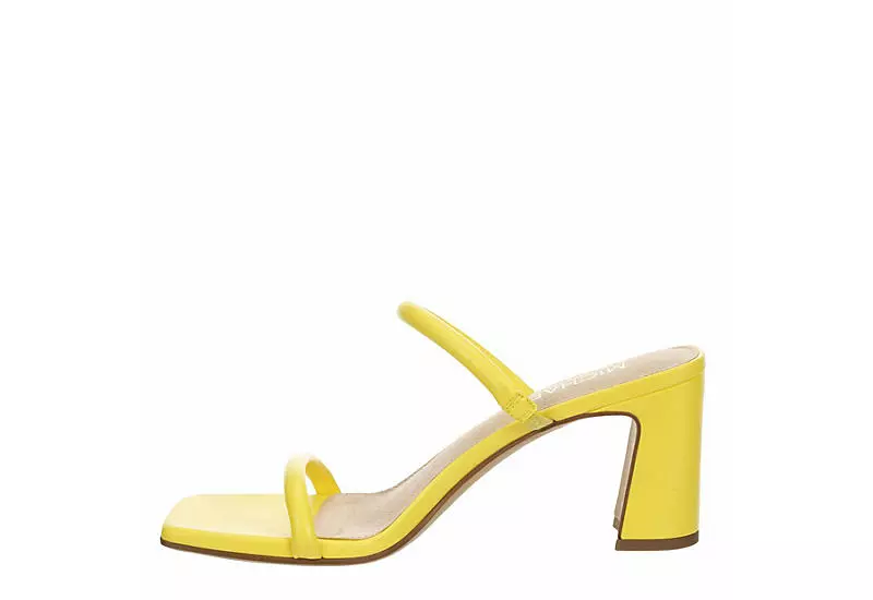 Michael By Michael Shannon Womens Dionne Slide Sandal - Yellow 6 Michael By Michael Shannon Womens Dionne Slide Sandal - Yellow - Image 4